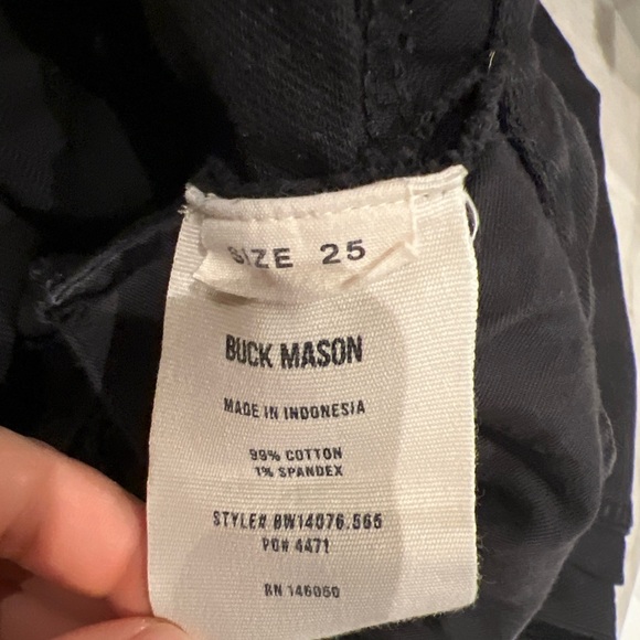 Buck Mason Black Straight Leg Jeans - Picture 6 of 6